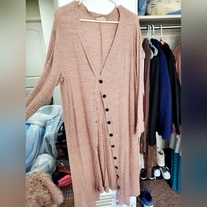 BUTTON DOWN LONG DRESS